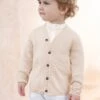 Cardigan - Beige Lin -Mode Enfantine TY12101 01 TY18051 17 TY22071 01