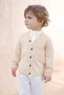 Cardigan - Beige Lin
