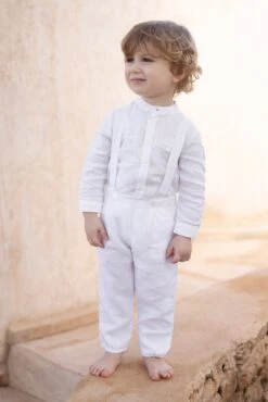 Salopette - Blanc Lin