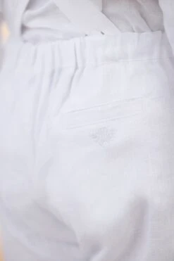 Salopette - Blanc Lin -Mode Enfantine TY12101 01 TY22091 01 3