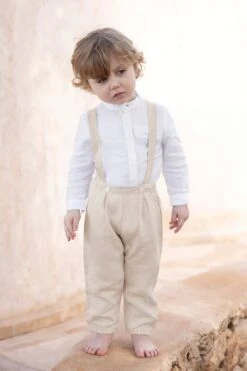 Salopette - Beige Lin