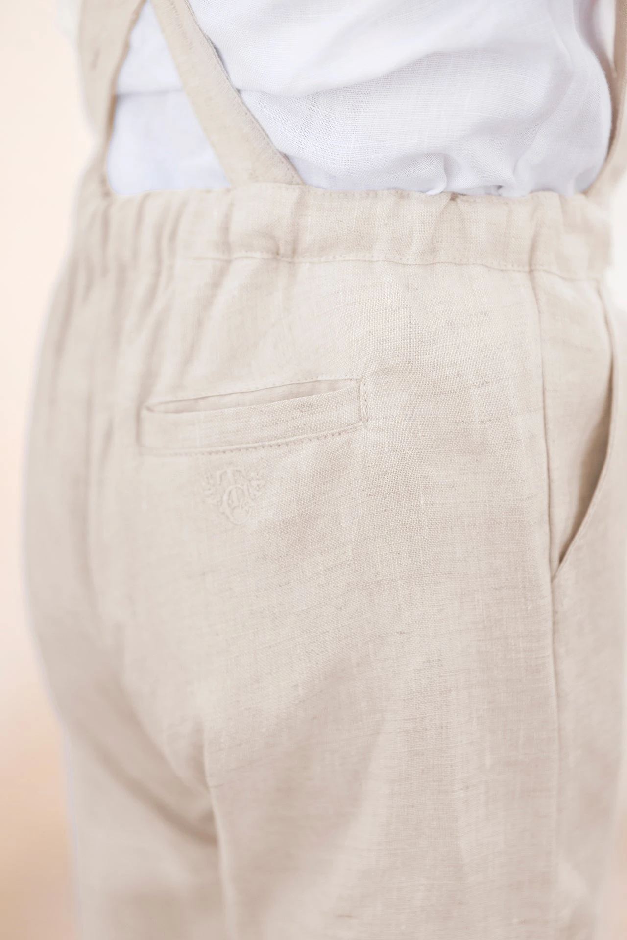 Salopette - Beige Lin 4 Salopette - Beige Lin – Image 2