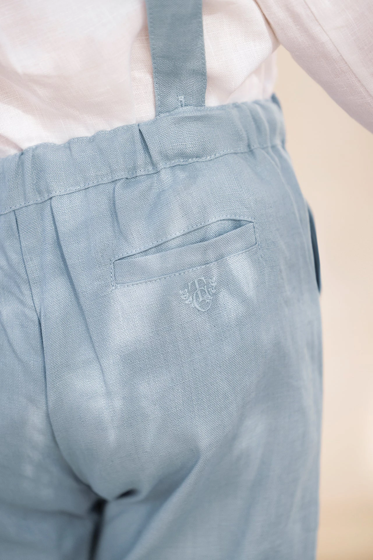 Salopette - Bleu Lin 5 Salopette - Bleu Lin – Image 3