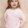 Sweat - Rose Pâle Marguerites -Mode Enfantine TY15011 31 TY22051 46