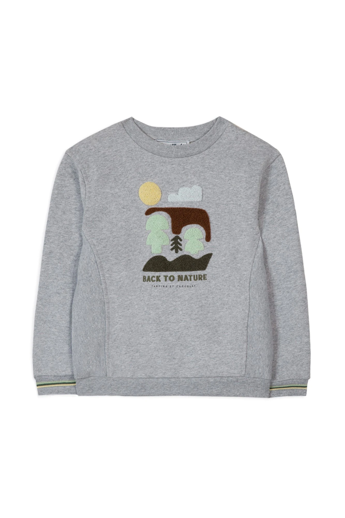 Sweat - Gris Clair Illustration Nature 6 Sweat - Gris Clair Illustration Nature – Image 4