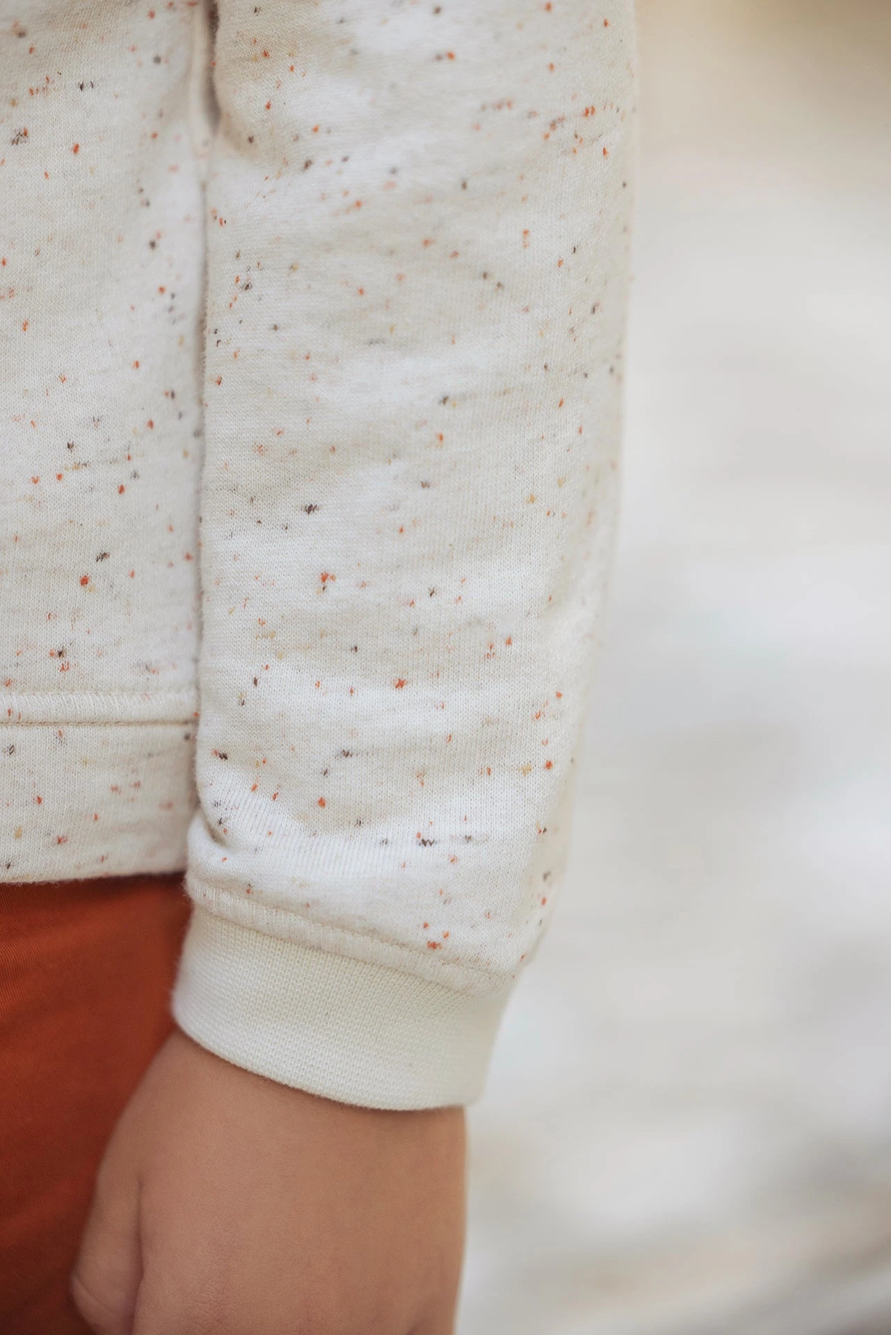 Sweat - Beige Illustration Soleil Couchant 5 Sweat - Beige Illustration Soleil Couchant – Image 3