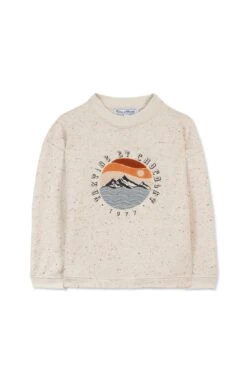 Sweat - Beige Illustration Soleil Couchant 10 Sweat - Beige Illustration Soleil Couchant -Mode Enfantine TY15023 17 1 packshot