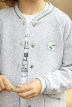 Teddy - Gris Chiné Molleton 11 Teddy - Gris Chiné Molleton -Mode Enfantine TY17003 21 TY10013 01 2