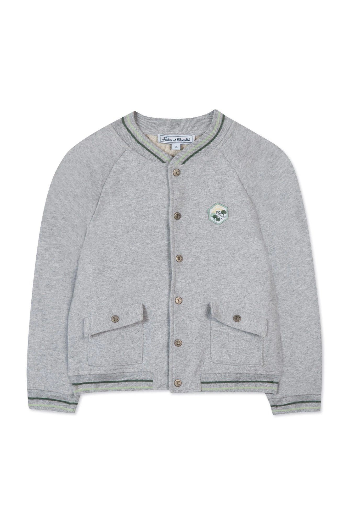 Teddy - Gris Chiné Molleton 7 Teddy - Gris Chiné Molleton – Image 5