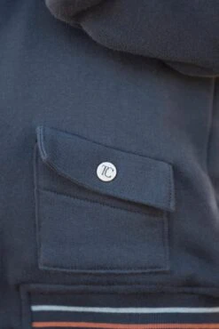 Teddy - Marine Chiné Molleton 12 Teddy - Marine Chiné Molleton -Mode Enfantine TY17011 04 2