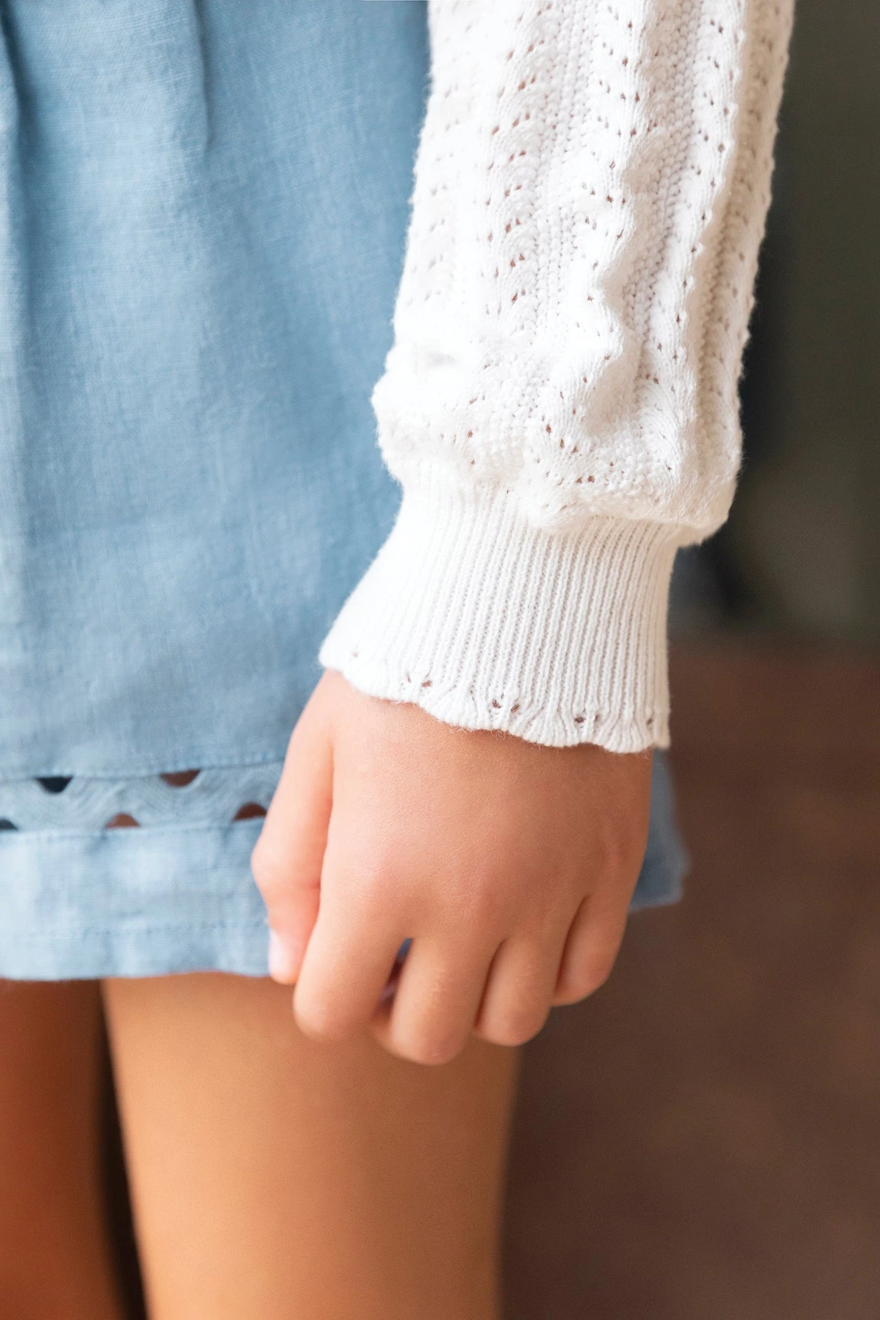 Cardigan - Blanc Maille 5 Cardigan - Blanc Maille – Image 3