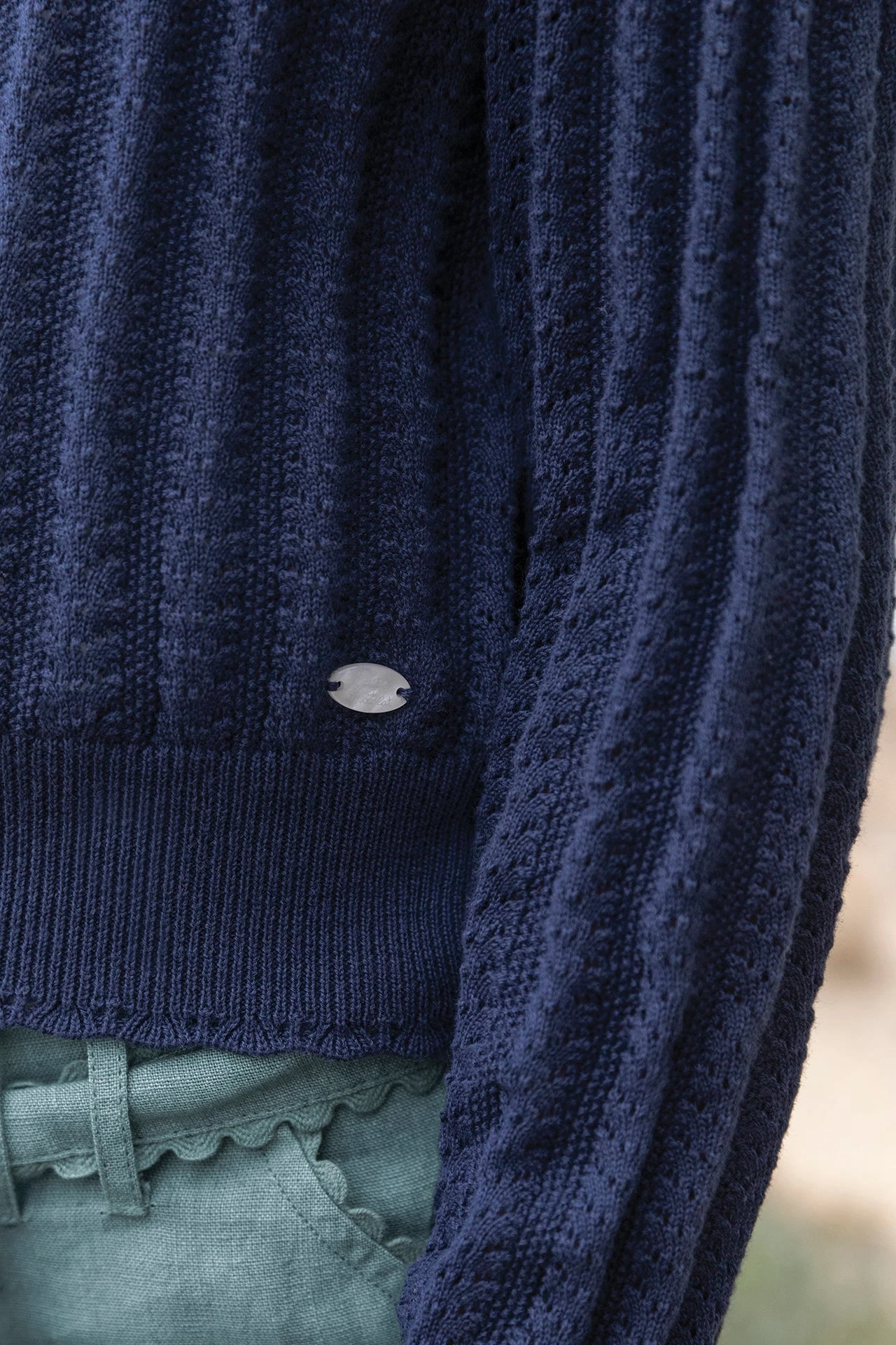 Cardigan - Marine Maille 4 Cardigan - Marine Maille – Image 2