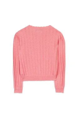 Cardigan - Rose Maille -Mode Enfantine TY18012 32 2 packshot
