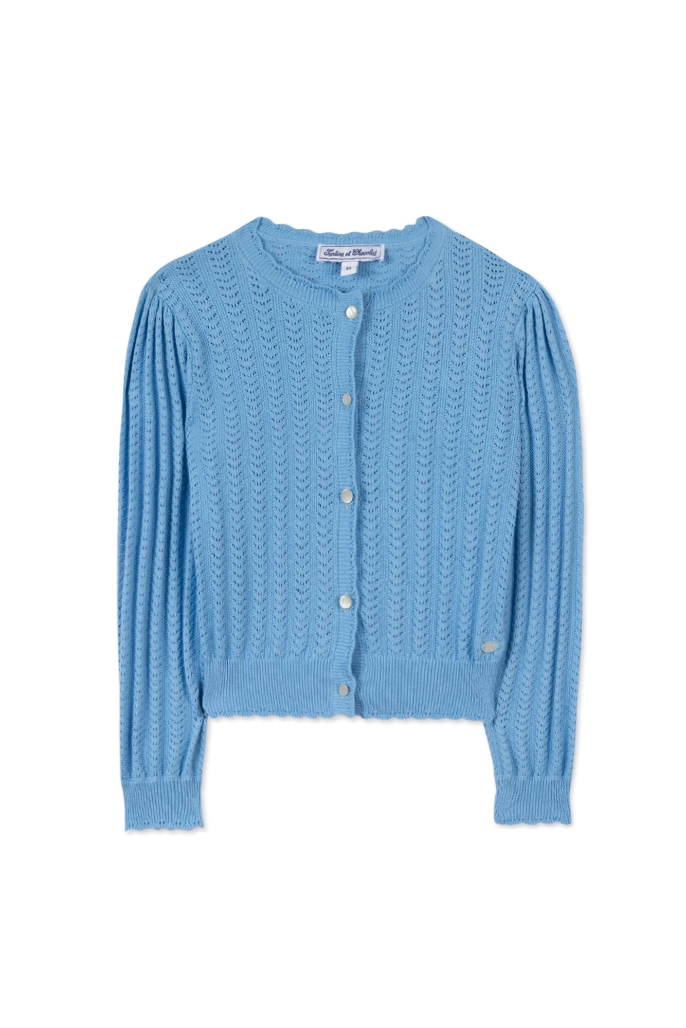 Cardigan - Bleu Maille 6 Cardigan - Bleu Maille – Image 4