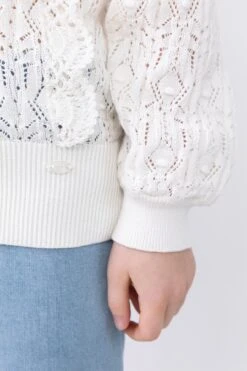 Pull - Blanc Volants 9 Pull - Blanc Volants -Mode Enfantine TY18042 01 TY22012 46 1