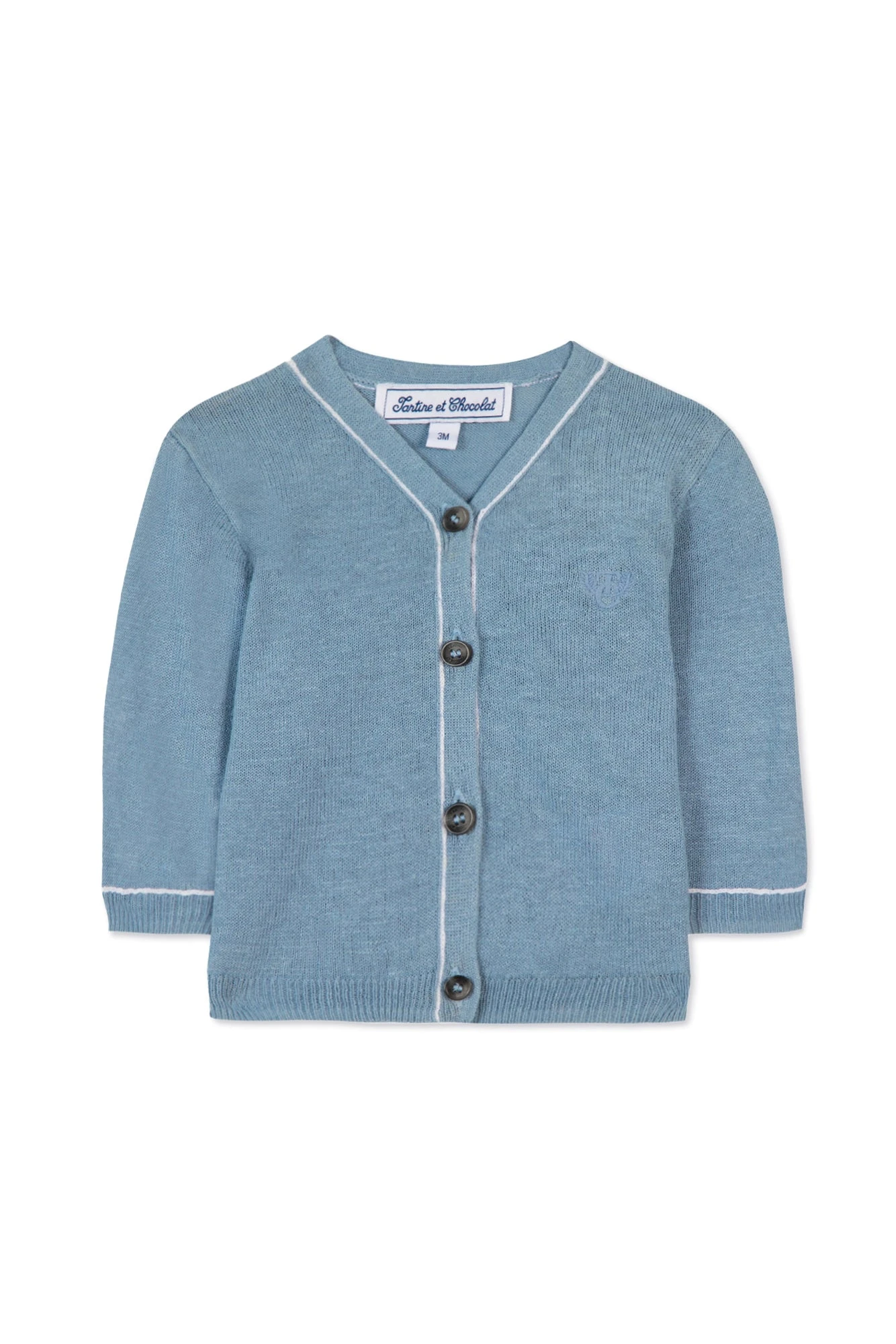 Cardigan - Bleu Lin 5 Cardigan - Bleu Lin – Image 3