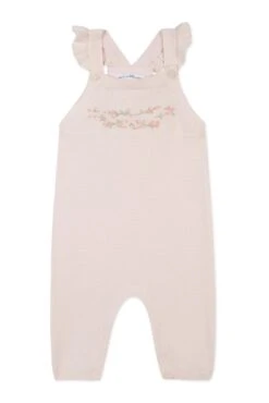 Salopette Longue - Rose Pâle Broderie -Mode Enfantine TY20000 31 1 packshot
