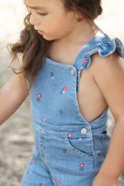 Salopette - Bleu Rayures