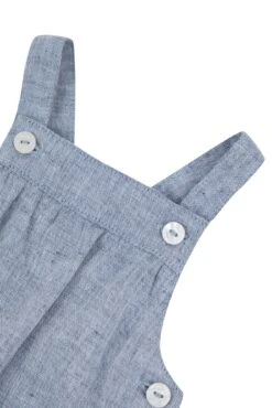 Salopette - Bleu Grisé Lin 11 Salopette - Bleu Grisé Lin -Mode Enfantine TY21020 40 3 packshot