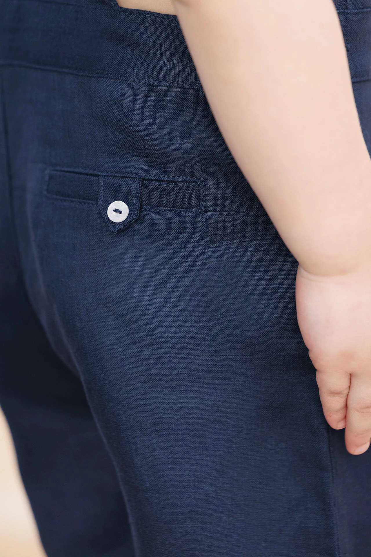 Salopette Courte - Marine Lin 10 Salopette Courte - Marine Lin – Image 8