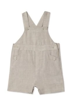 Salopette Courte - Beige Lin -Mode Enfantine TY21041 17 1 packshot