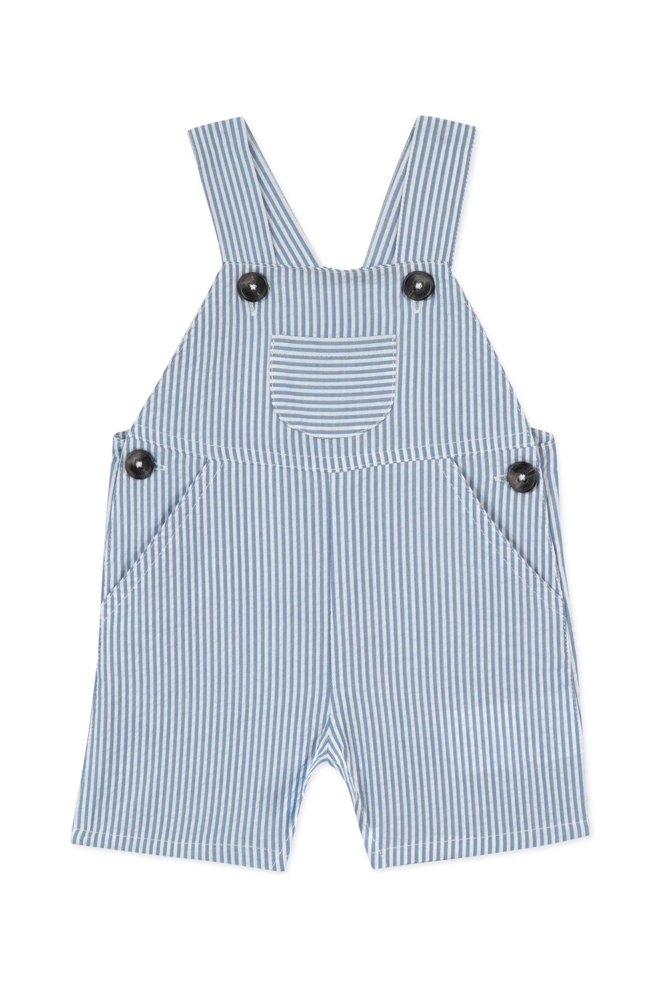 Salopette Courte - Azur Rayures 9 Salopette Courte - Azur Rayures – Image 7