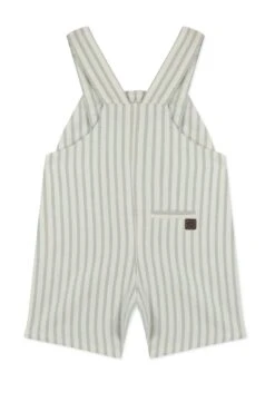 Salopette Courte - Vert D'eau Rayures -Mode Enfantine TY21081 52 2 packshot