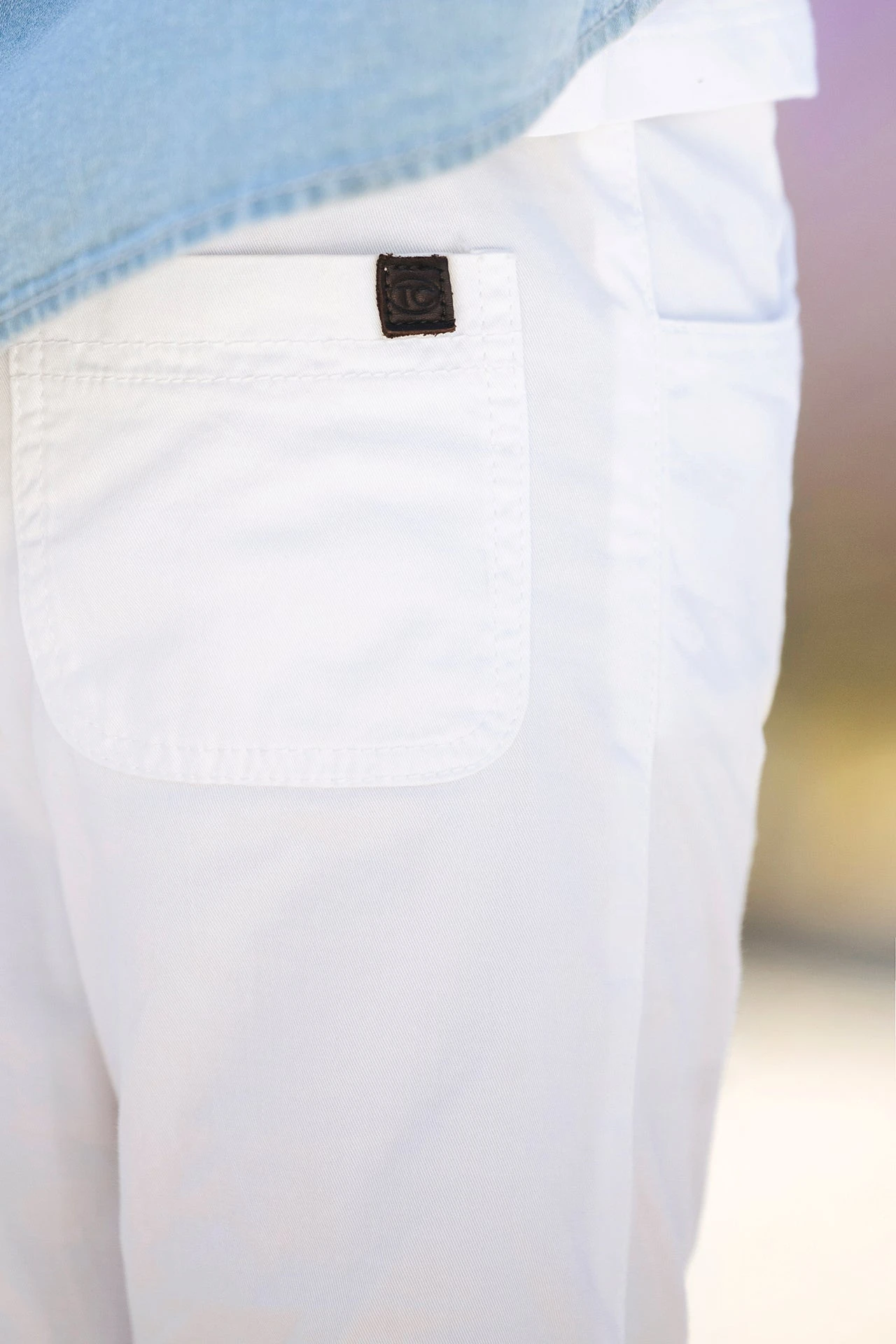 Pantalon - Blanc Sergé 4 Pantalon - Blanc Sergé – Image 2