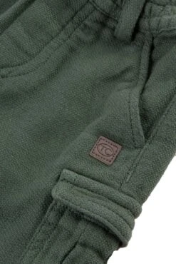 Pantalon - Vert Cargo Lin -Mode Enfantine TY22111 53 3 packshot