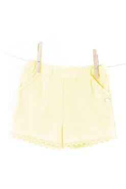 Short - Jaune Coton -Mode Enfantine TY26071 70