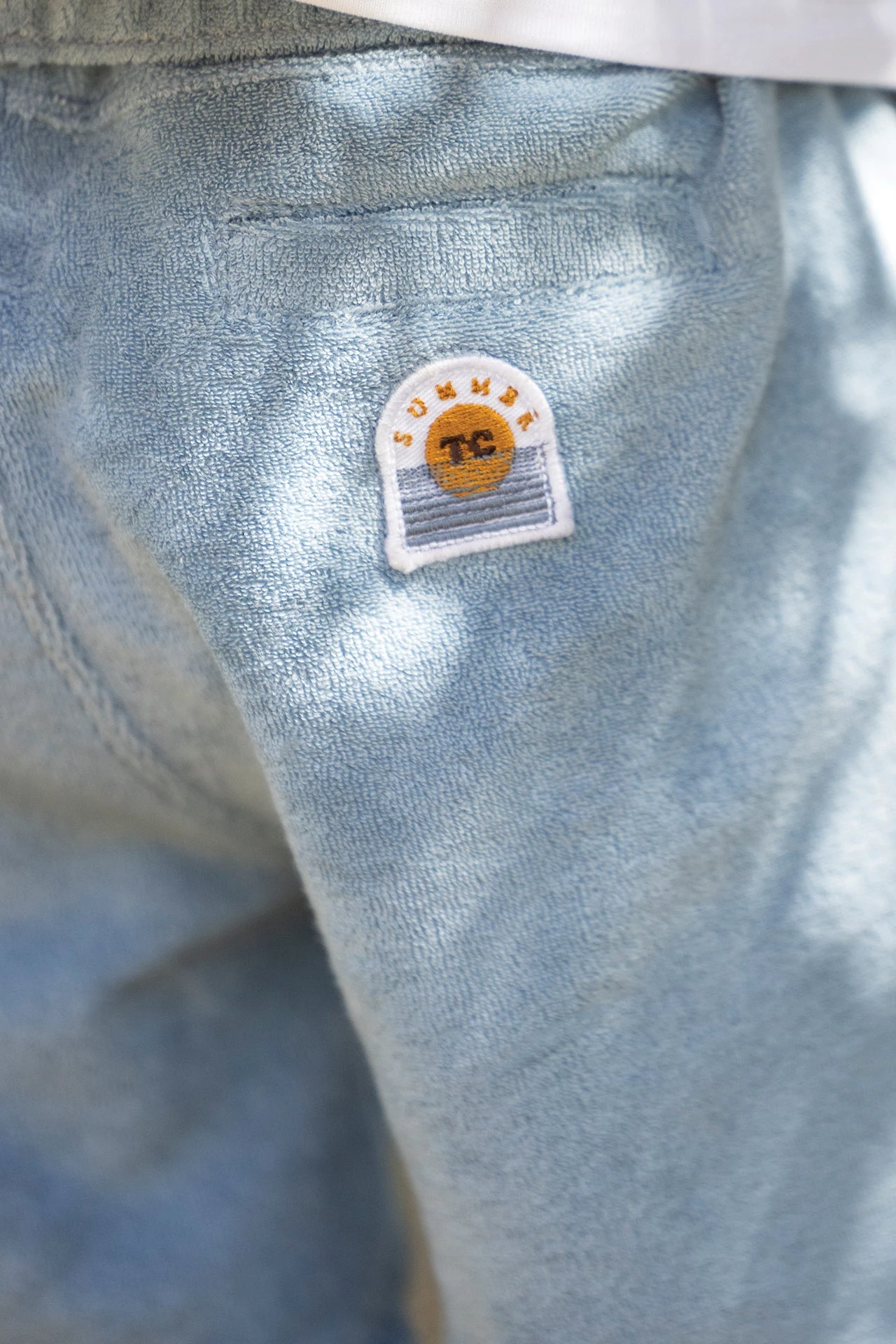 Short - Bleu éponge 4 Short - Bleu éponge – Image 2