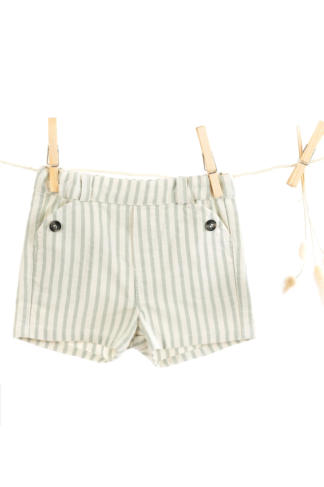 Short - Vert D'eau Rayures 6 Short - Vert D'eau Rayures – Image 4