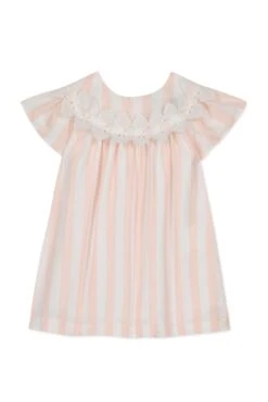 Robe - Rose Pâle Rayures Galla 13 Robe - Rose Pâle Rayures Galla -Mode Enfantine TY30031 30 1 packshot