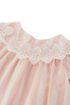 Robe - Rose Pâle Rayures Galla 12 Robe - Rose Pâle Rayures Galla -Mode Enfantine TY30031 30 3 packshot