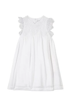 Robe - Blanc Broderie Coton -Mode Enfantine TY30042 01 1 packshot