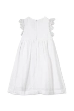 Robe - Blanc Broderie Coton -Mode Enfantine TY30042 01 2 packshot