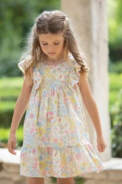 Robe - Rose Pâle Tissu Liberty