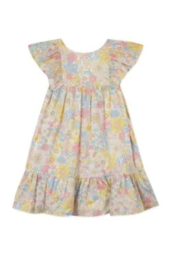 Robe - Rose Pâle Tissu Liberty 11 Robe - Rose Pâle Tissu Liberty -Mode Enfantine TY30062 31 1 packshot