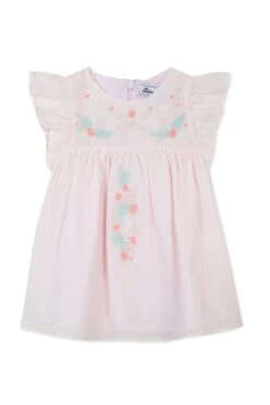 Robe - Rose Pâle Voile De Coton -Mode Enfantine TY30071 31 1 packshot