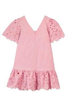 Robe - Rose Broderies Coton -Mode Enfantine TY30072 32 2 packshot