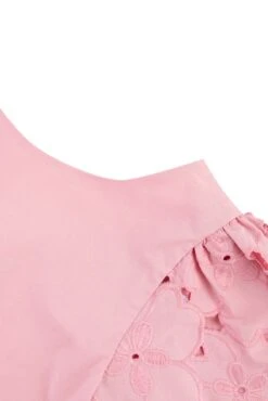 Robe - Rose Broderies Coton -Mode Enfantine TY30072 32 3 packshot