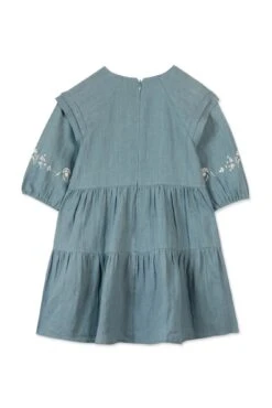 Robe - Vert Broderies Lin -Mode Enfantine TY30102 54 2 packshot