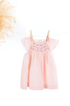 Robe - Pêche Seersucker Vichy -Mode Enfantine TY30111 75 1 packshot