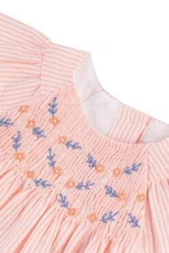 Robe - Pêche Seersucker Vichy -Mode Enfantine TY30111 75 3