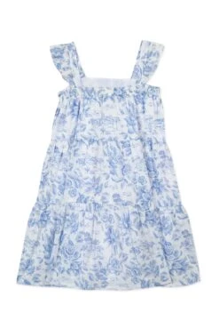 Robe - Bleu Tissu Liberty -Mode Enfantine TY30122 42 2 packshot