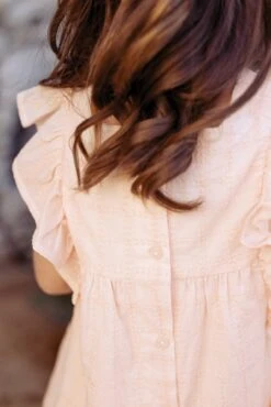 Robe - Rose Pâle Carreaux Volants -Mode Enfantine TY30131 30 3 69f56aa2 97f7 475e 96f6 fb3ccf014612