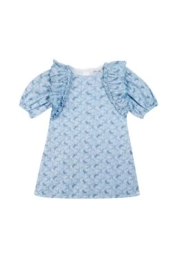 Robe - Bleu Broderies Anglaises 11 Robe - Bleu Broderies Anglaises -Mode Enfantine TY30132 42 1 packshot