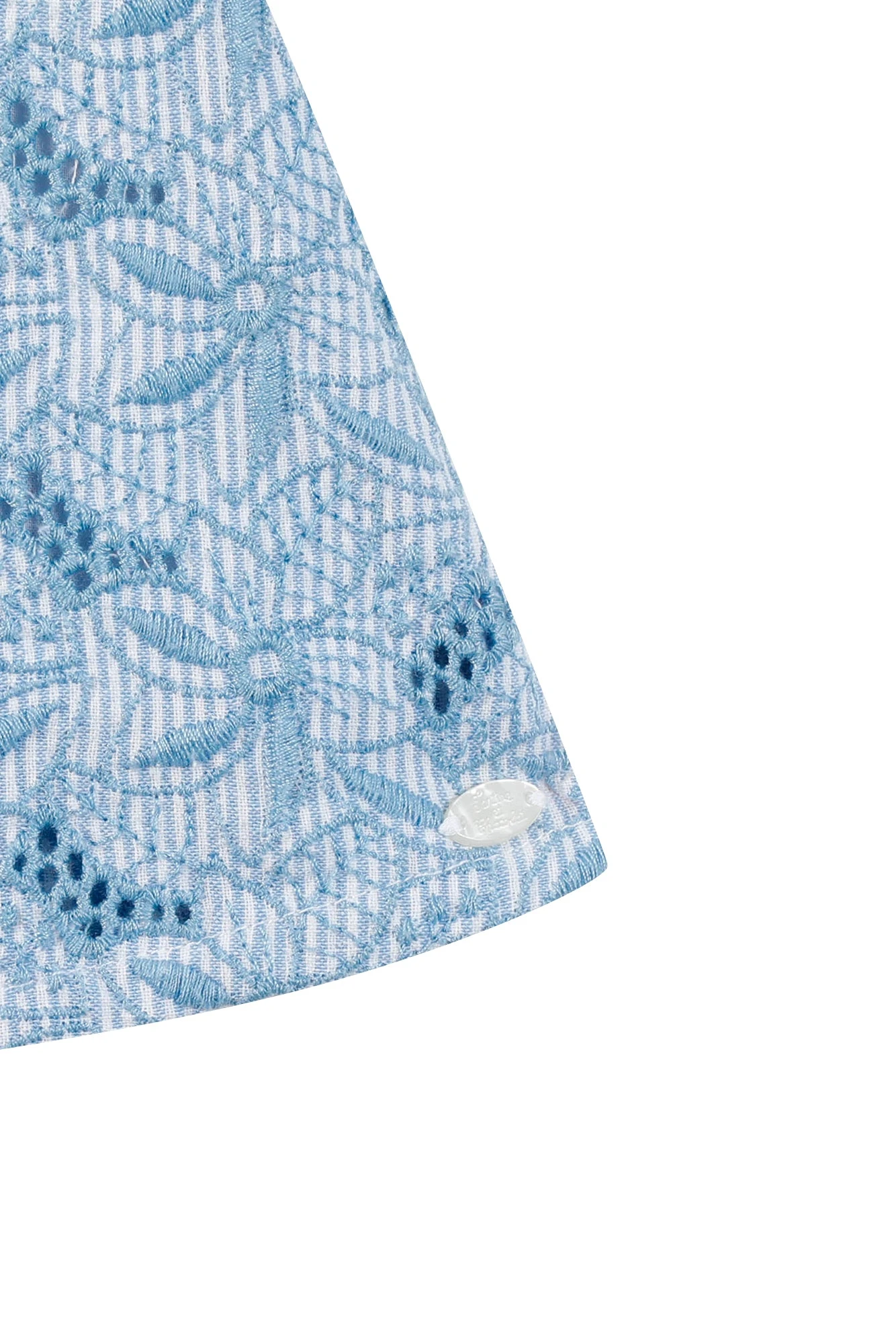 Robe - Bleu Broderies Anglaises 8 Robe - Bleu Broderies Anglaises – Image 6