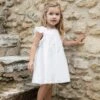 Robe - Blanc Broderies Anglaises 1 Robe - Blanc Broderies Anglaises -Mode Enfantine TY30141 01 3