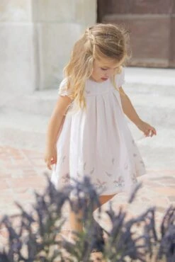 Robe - Rose Pâle épis De Blé